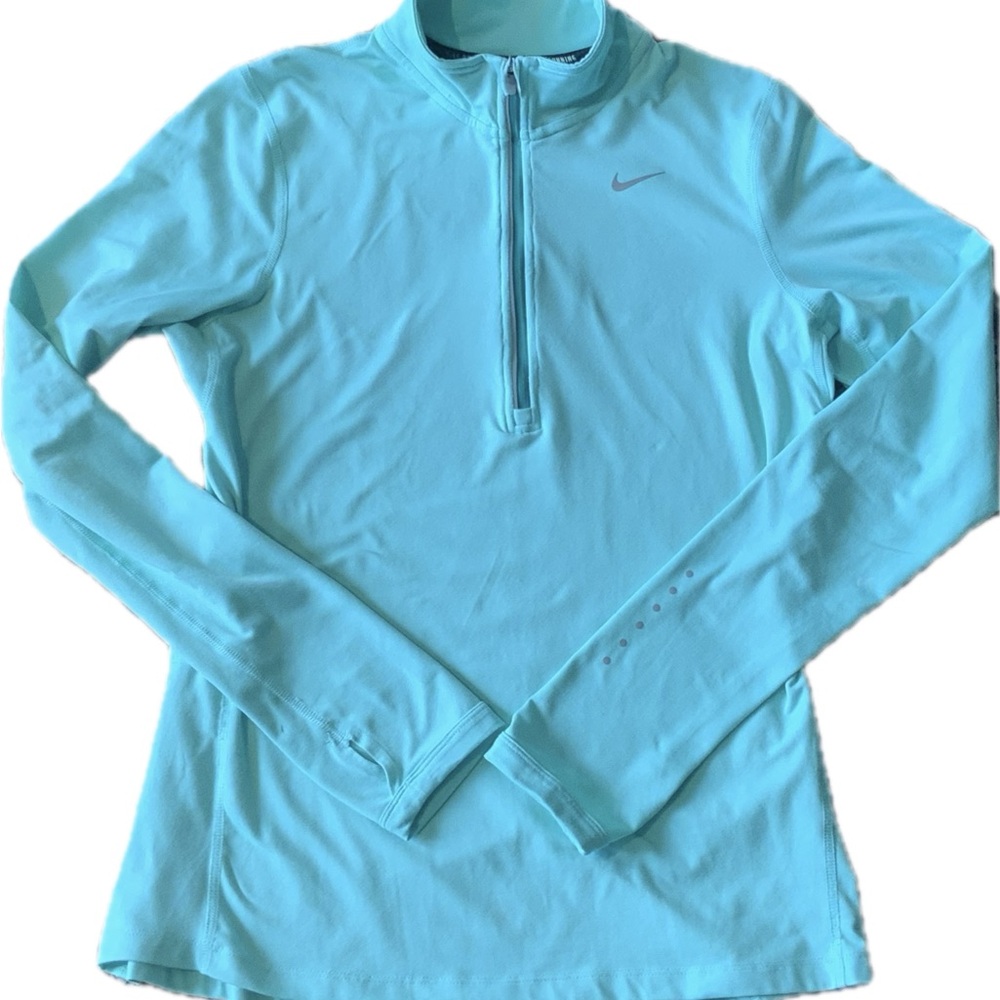Nike Long Sleeve Turqoise Women’s Lightweight Athletic Top, Size S